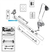 Hlava řídicí tyče vpravo DS1430 Jeep Wrangler TJ 